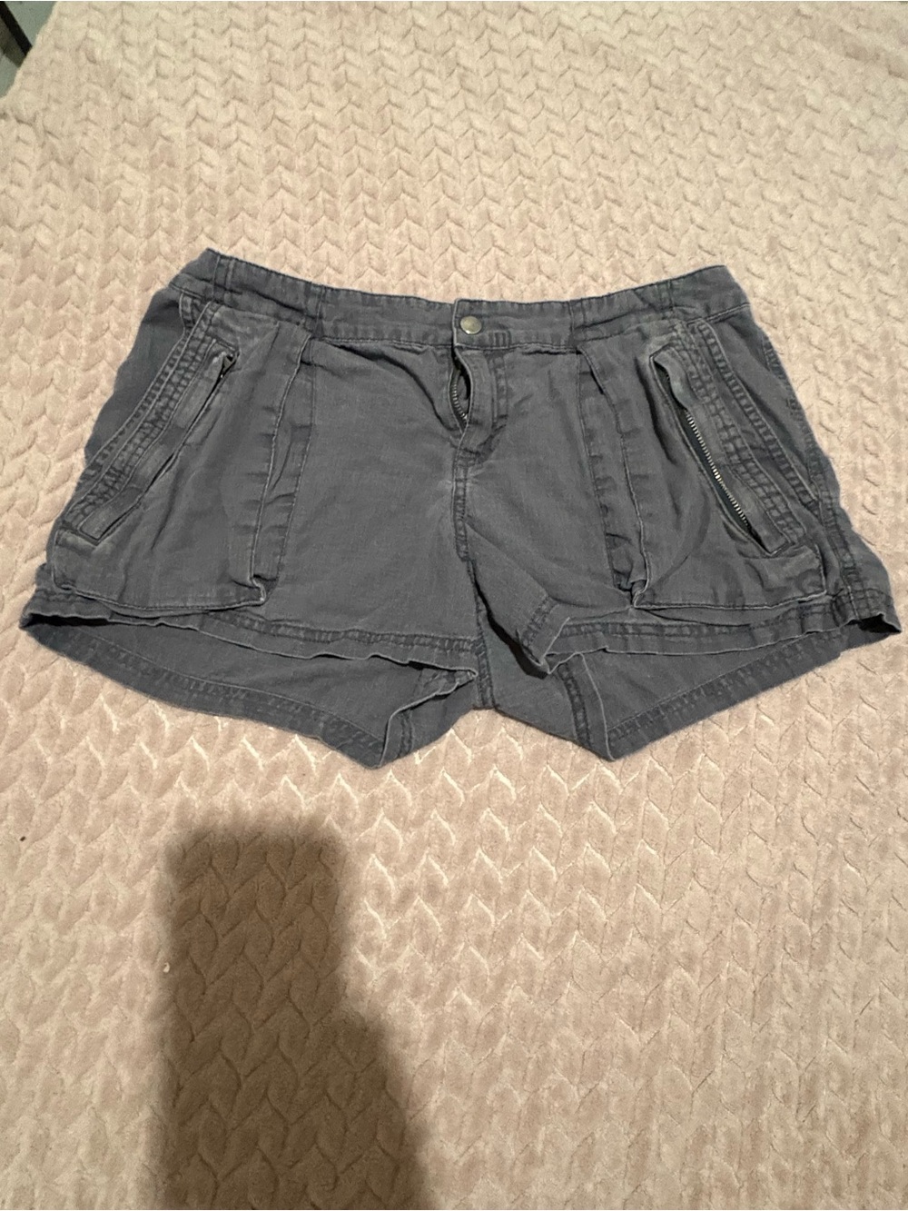 Converse Women's Dark Gray Athletic Cargo Shorts